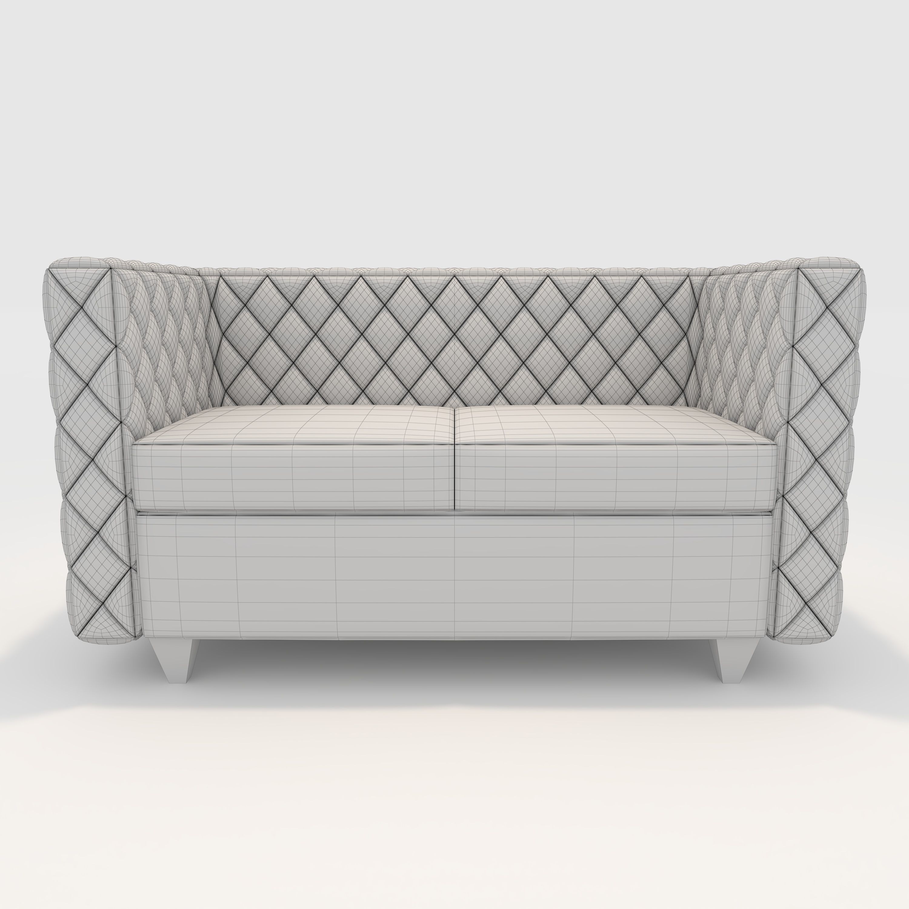 Sofa 2 Seater 12 3D model_9