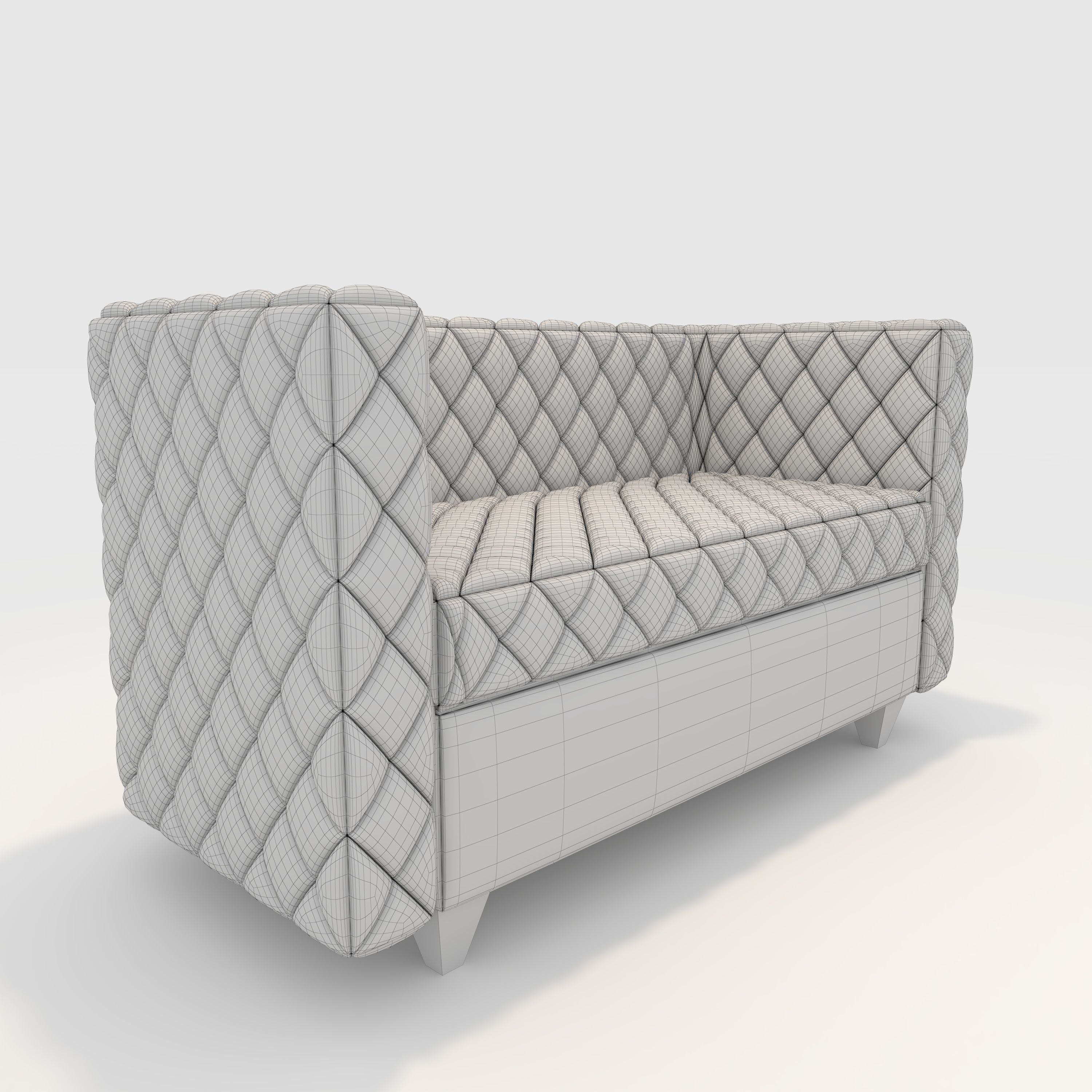 Sofa 2 Seater 13 3D model_7