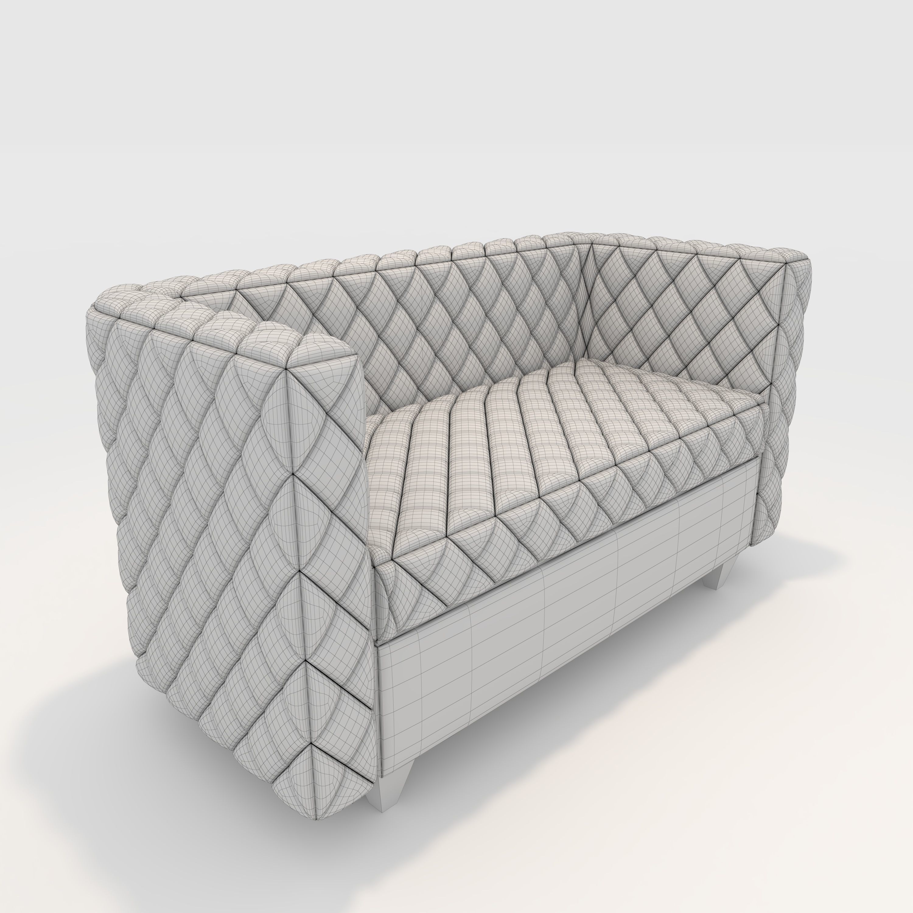 Sofa 2 Seater 13 3D model_1