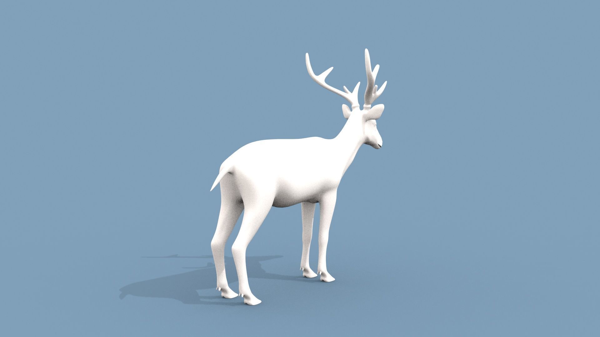 Deer Shape 3D model_3