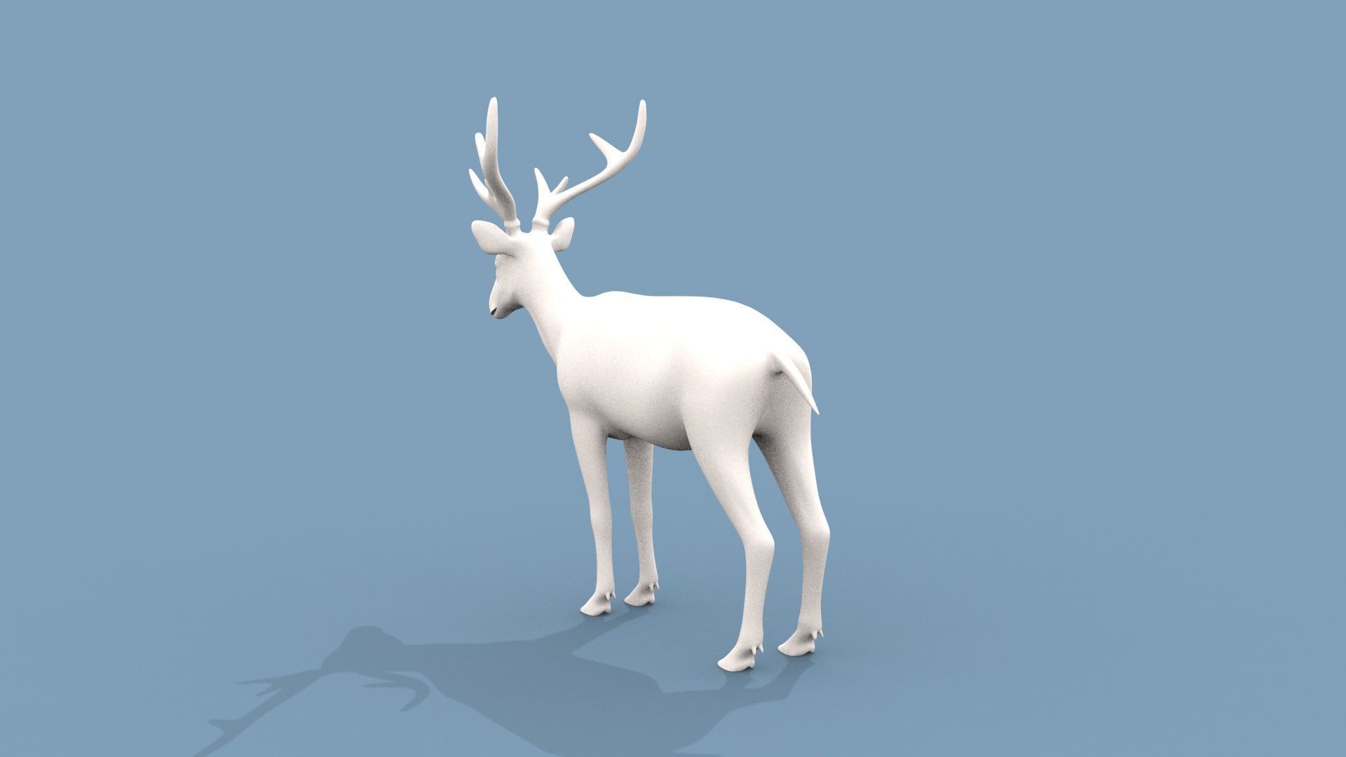 Deer Shape 3D model_4