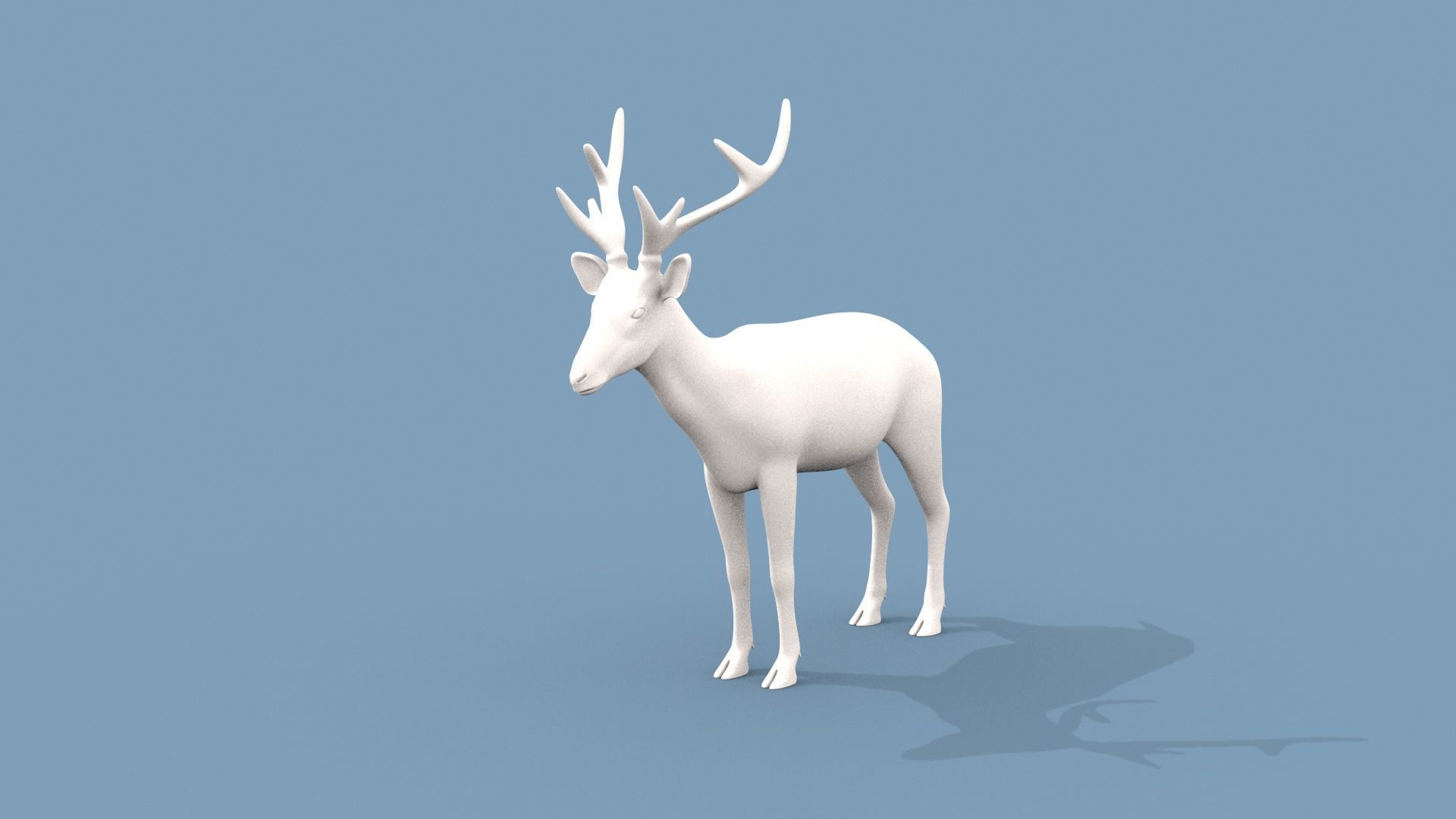 Deer Shape 3D model_5