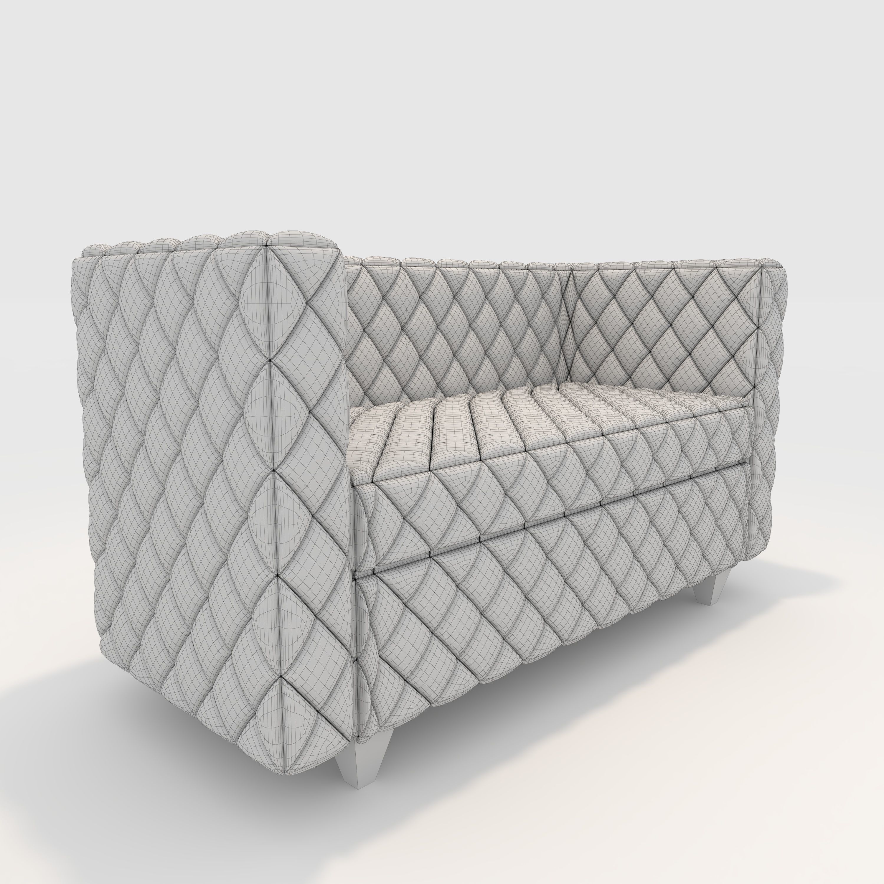 Sofa 2 Seater 14 3D model_7