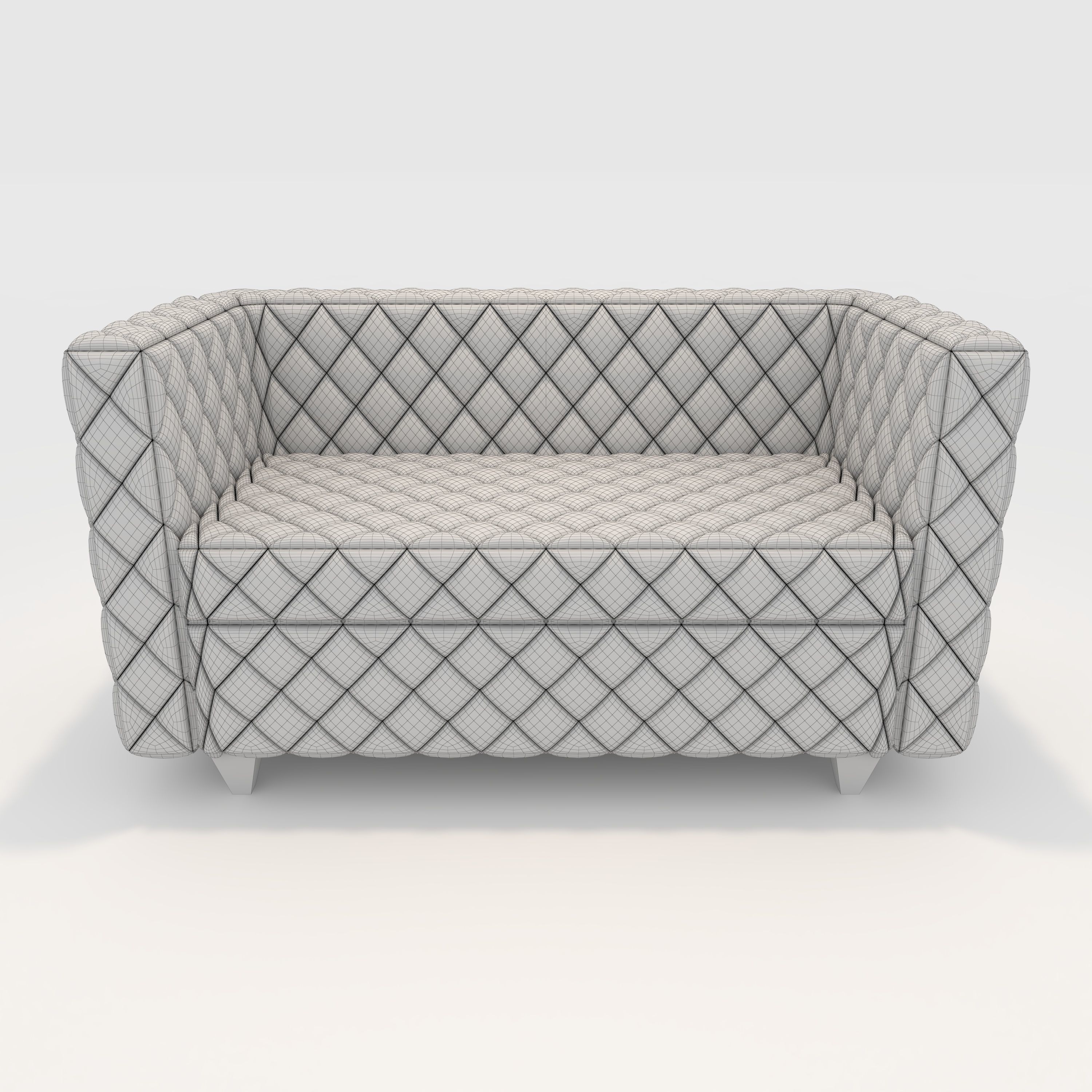 Sofa 2 Seater 14 3D model_3