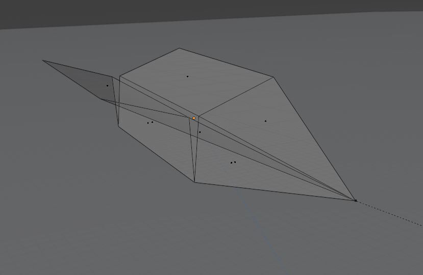 Paper Airplane Cloth Simulation Low-poly 3D model_1