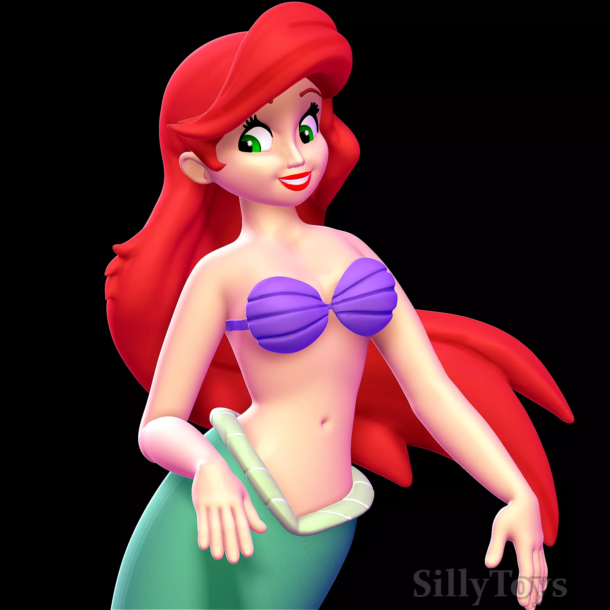 Ariel - The Little Mermaid 3D print model