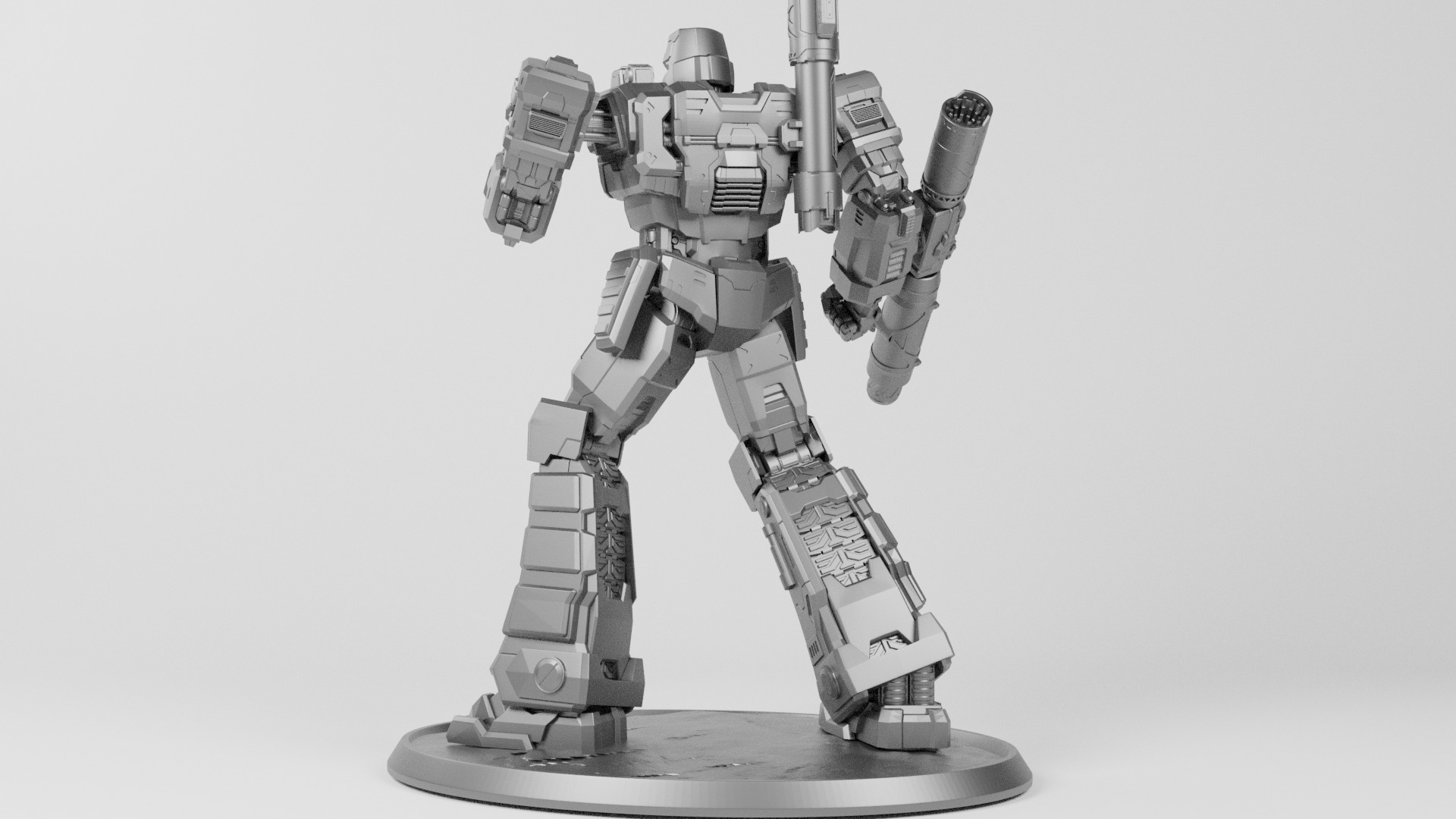 Megatron fanart 3D print model_8