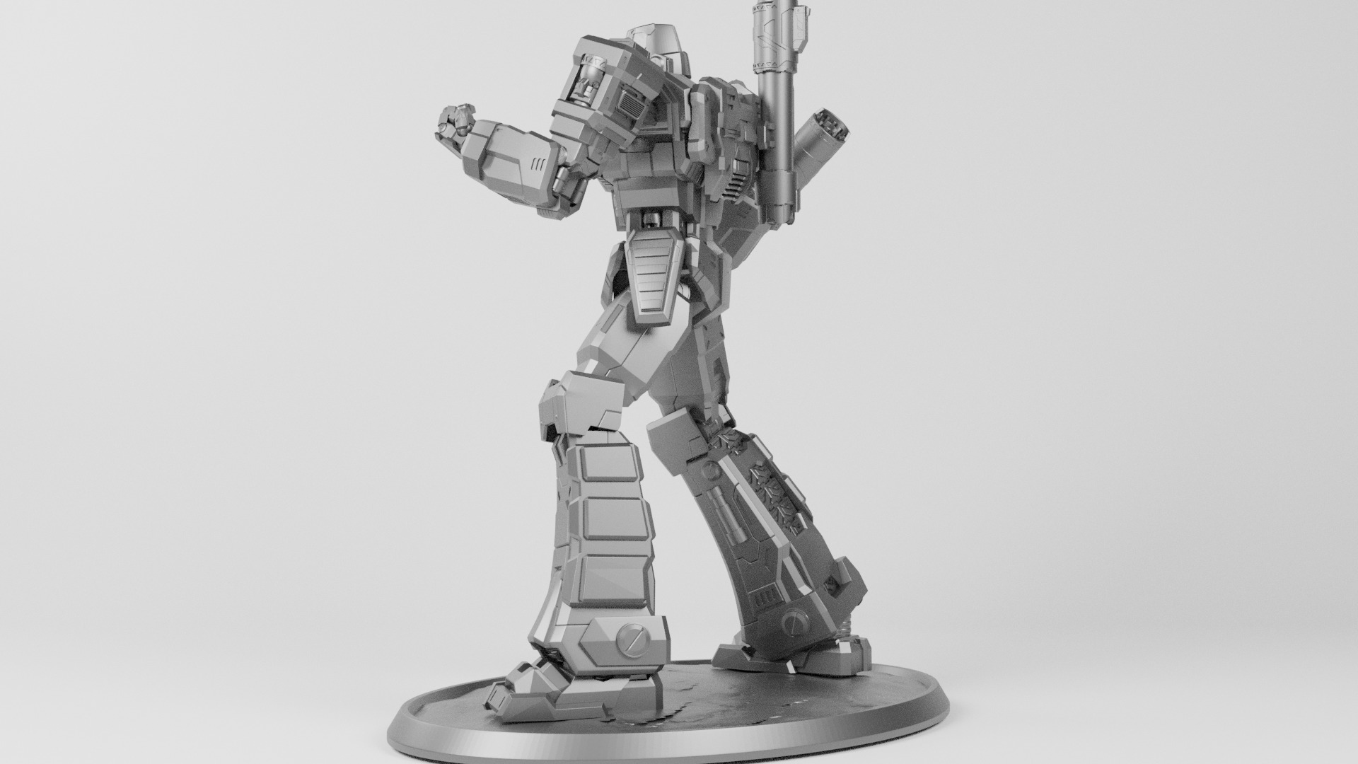 Megatron fanart 3D print model_9