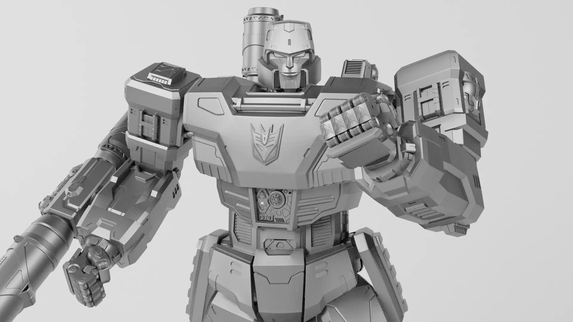 Megatron fanart 3D print model_0