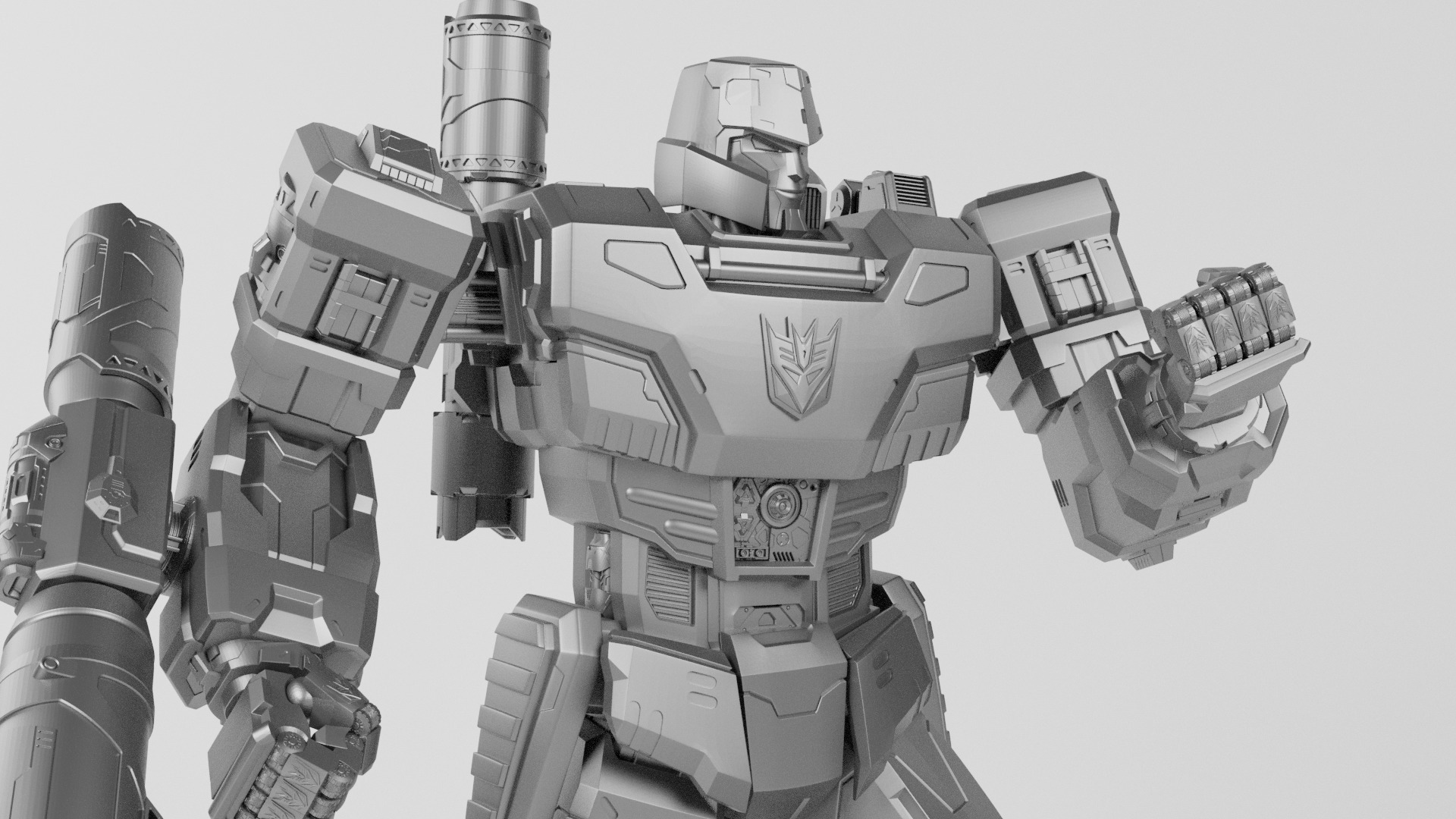 Megatron fanart 3D print model_2