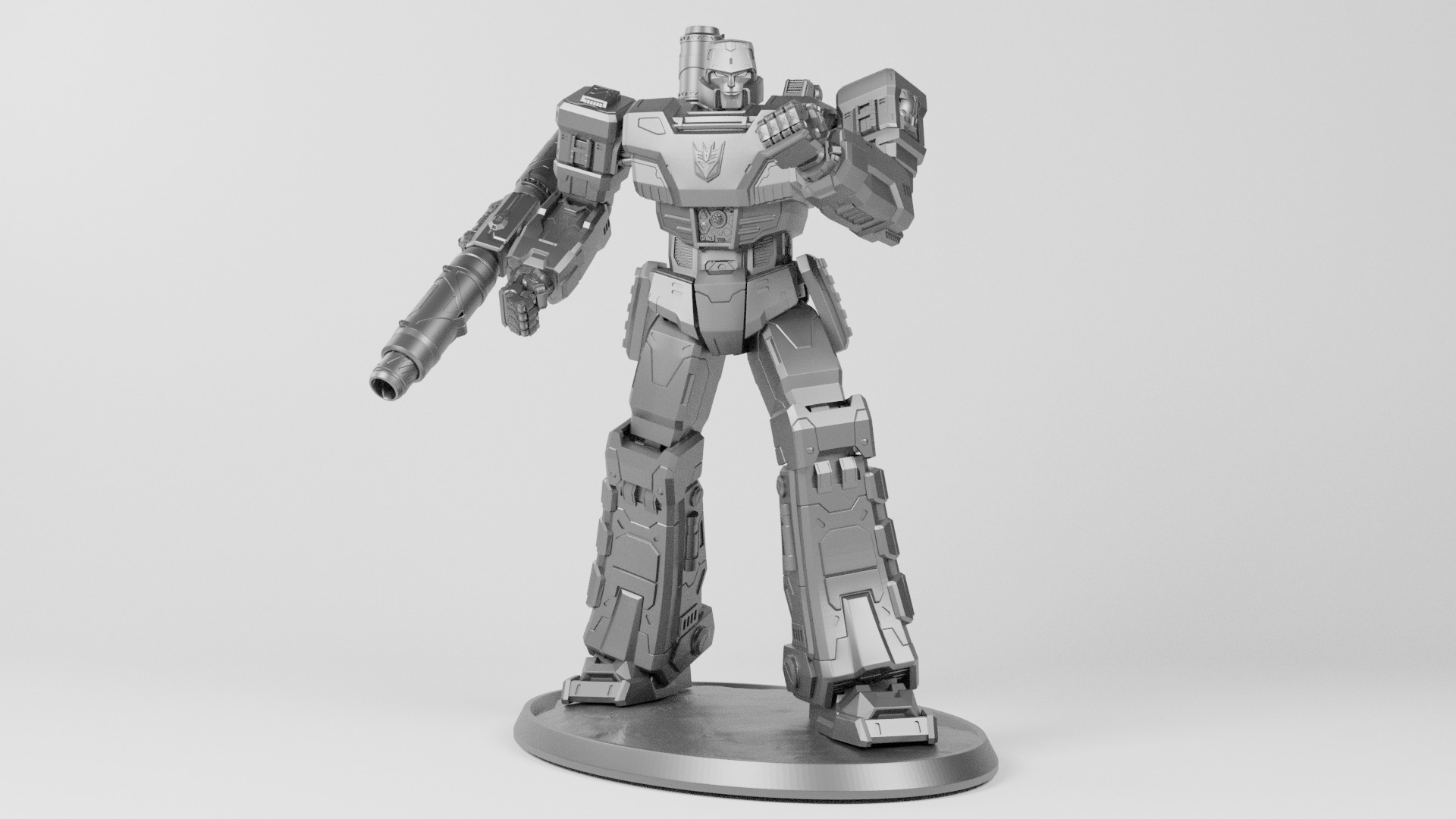 Megatron fanart 3D print model_3