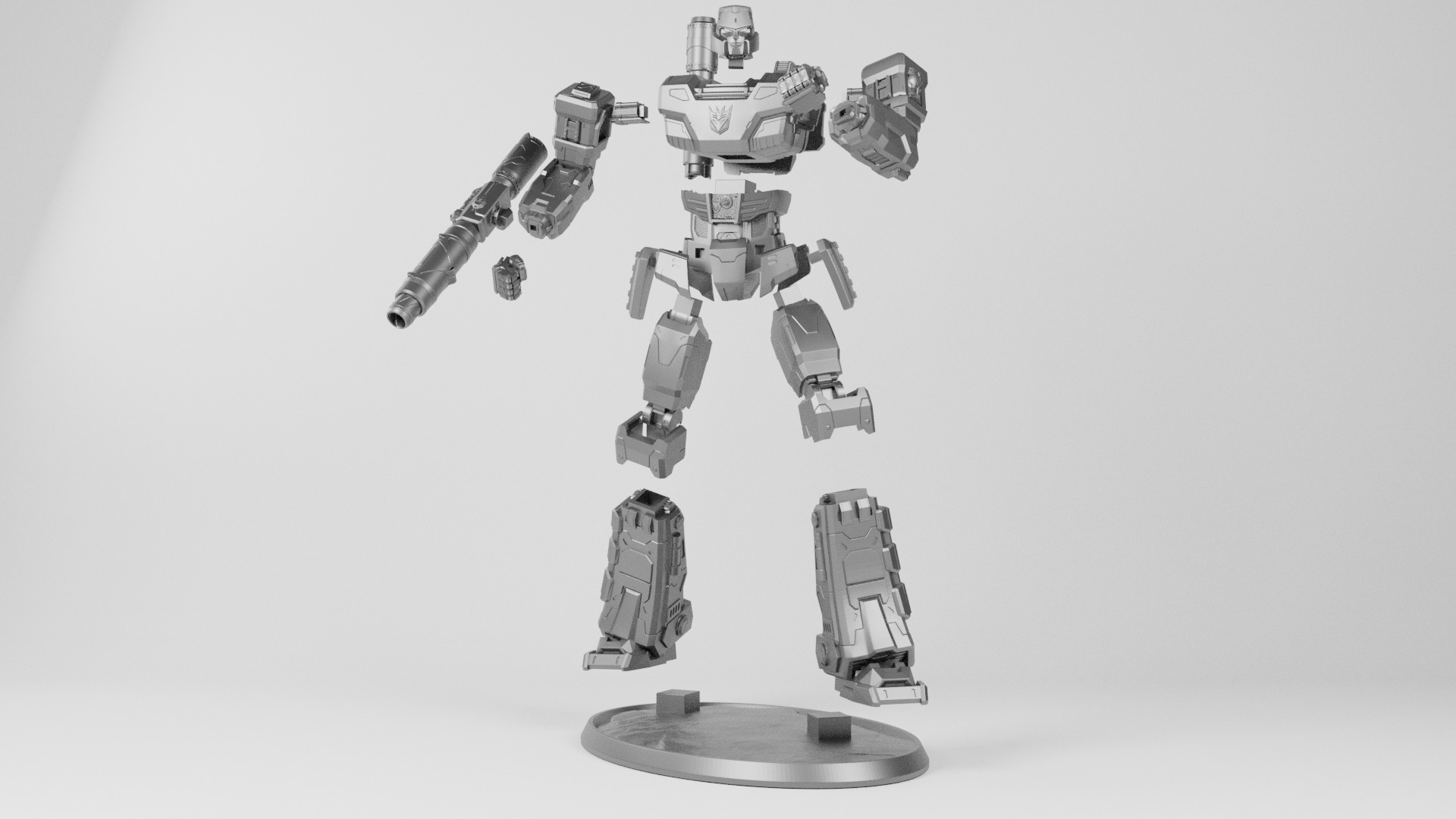 Megatron fanart 3D print model_1