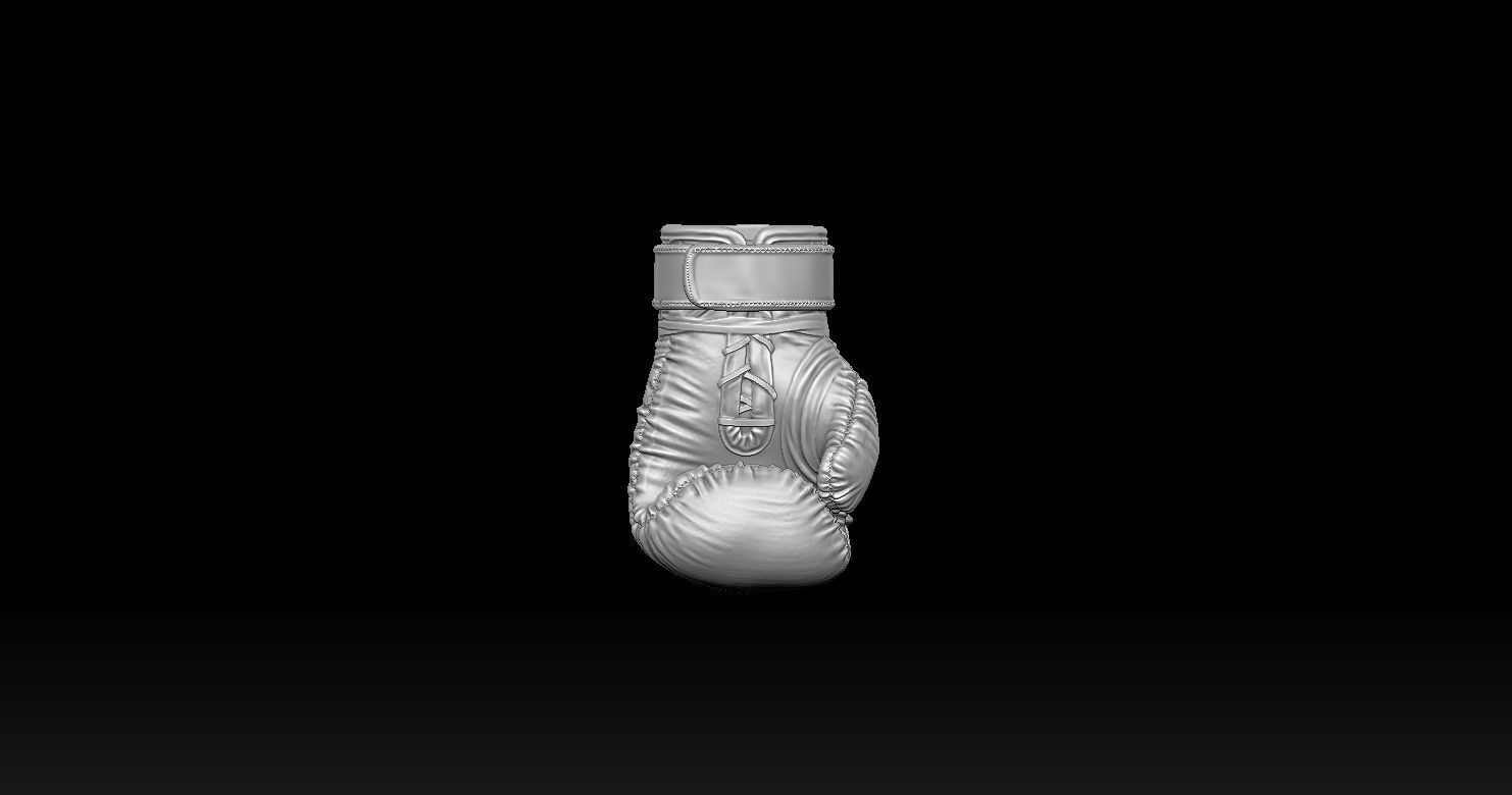 Boxing Gloves Pendant 3D print model 3D print model_9