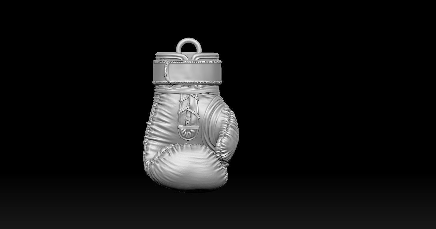 Boxing Gloves Pendant 3D print model 3D print model_10