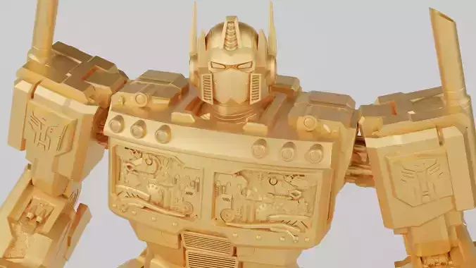 Optimus prime fanart 3D print model