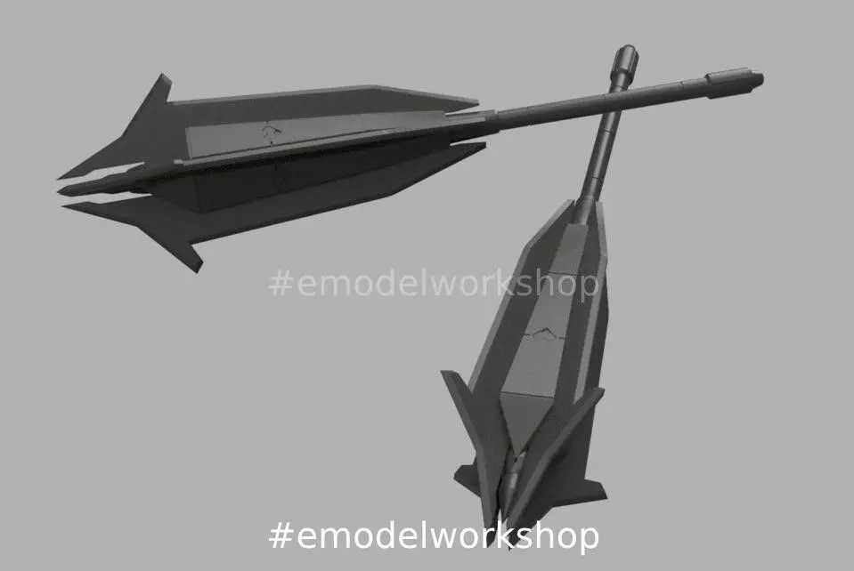 Barbatos Dual Mace Optional Set - 144 Scale 3D print model_0