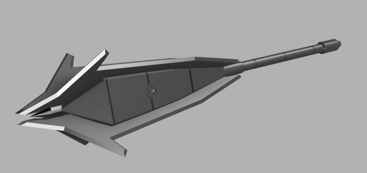 Barbatos Dual Mace Optional Set - 144 Scale 3D print model_1