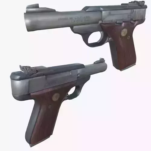 43-CZ-2-gun model 3d game ready model Low-poly 3D model