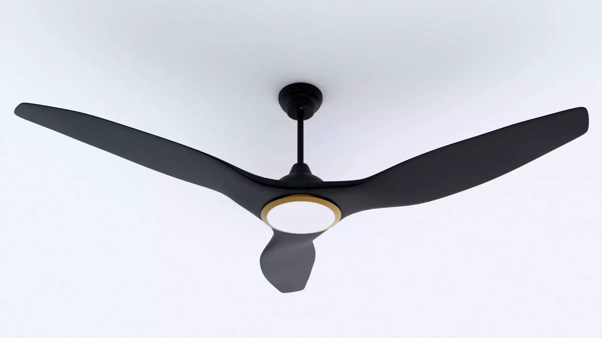 Ceiling Fan 3D model Low-poly 3D model_0