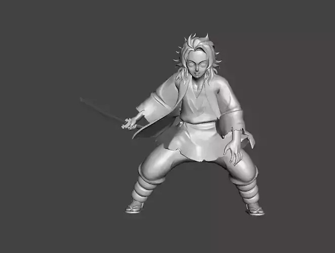 Tanjiro Kamado 3D Model 3D print model