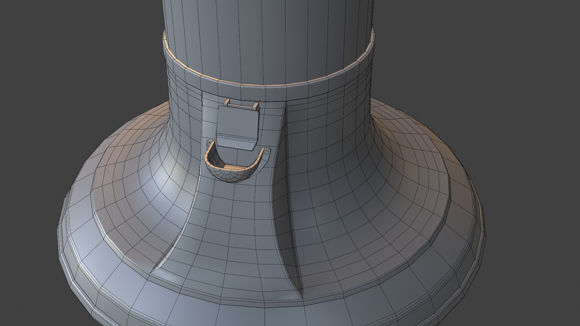 Spiral Gumball Vending Machine 3D model_6