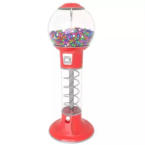 Spiral Gumball Vending Machine