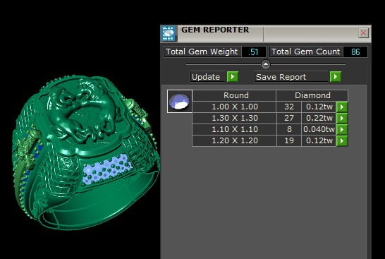 Two Lion Fighting Ring 3D print model 3D print model_11