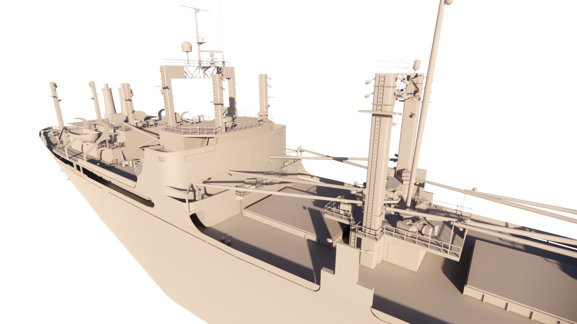 Module Ship 3d collection ships-Bulk carrier ship-tanker ship 3D model rigged | CGTrader