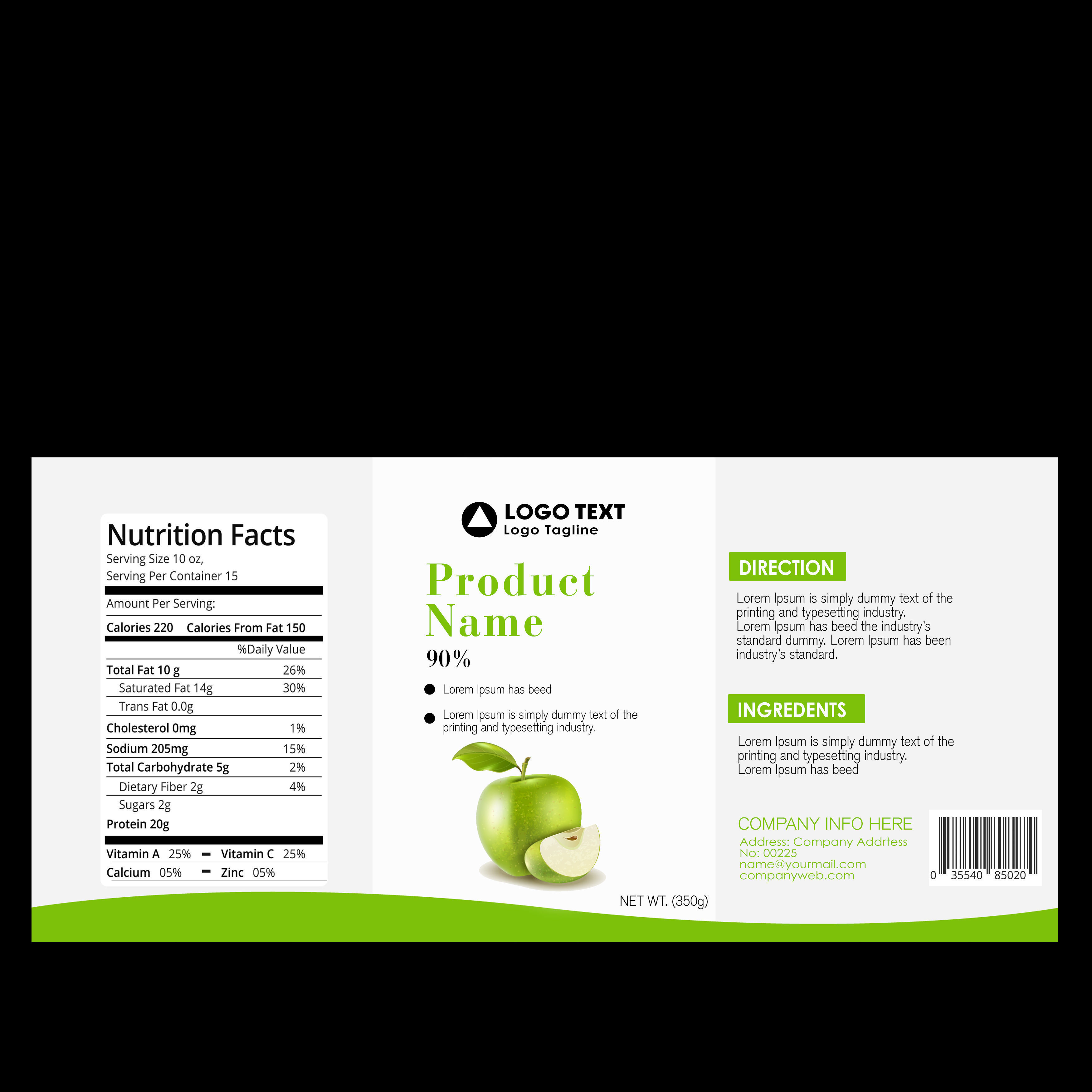 High-Quality 3D Supplement Bottle with Label Model 3D model_6