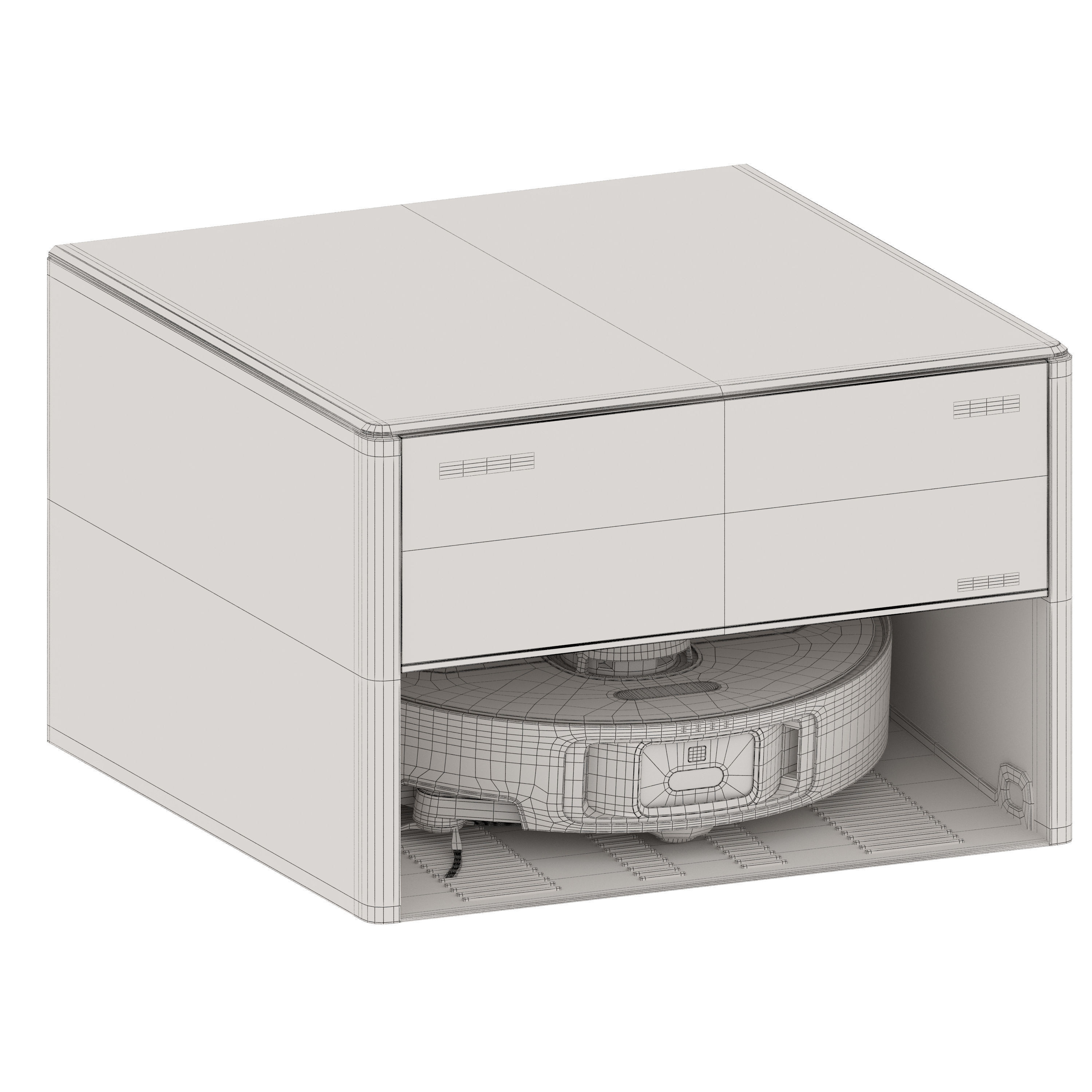 Built-in Dreame X40 Master Robot Vacuum Cleaner 3D model_5