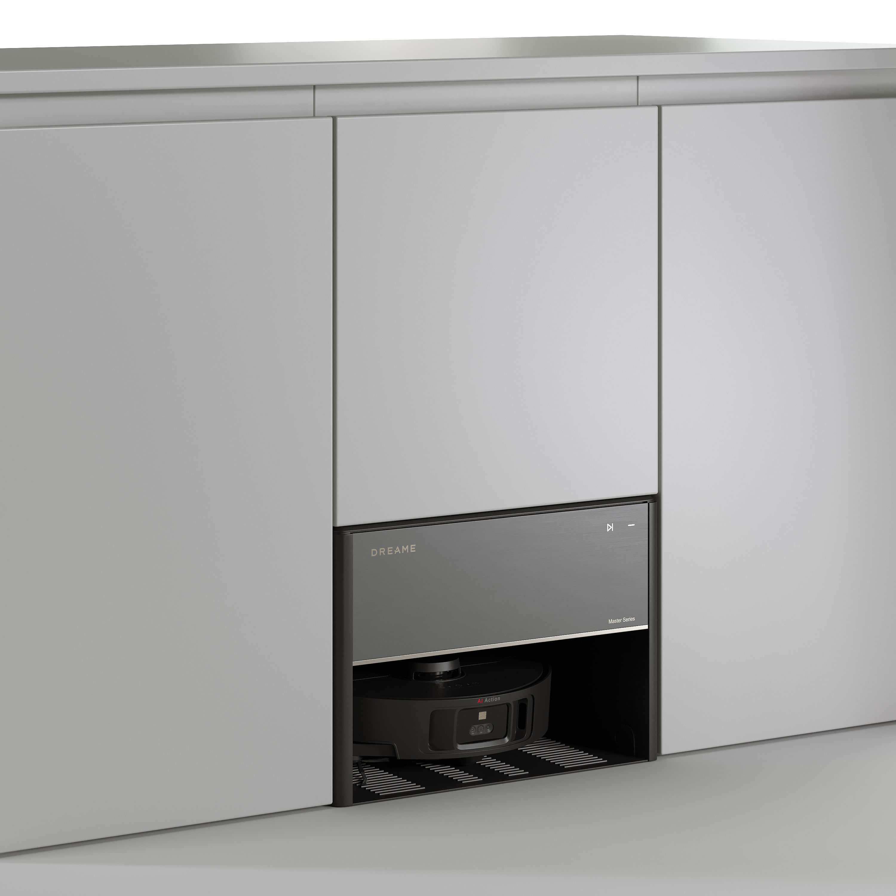 Built-in Dreame X40 Master Robot Vacuum Cleaner 3D model_1