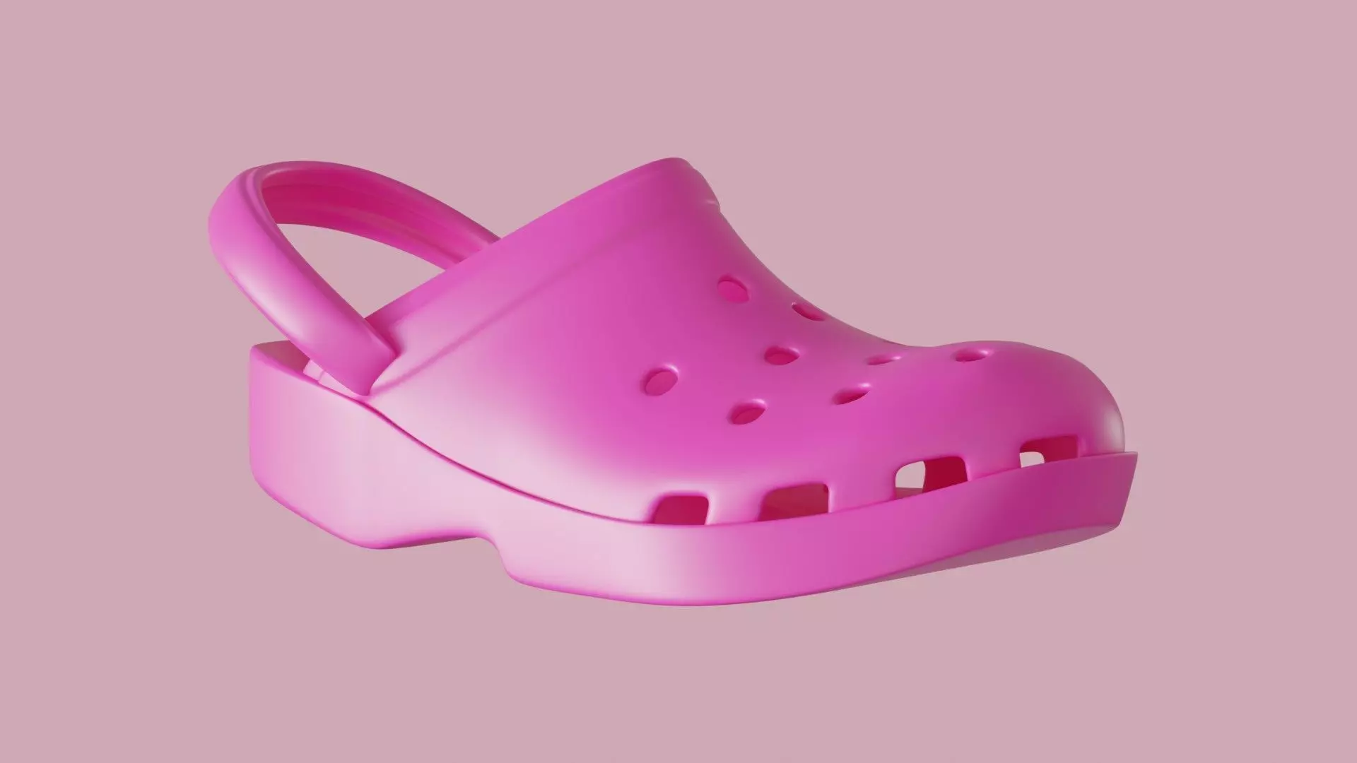 3D crocs model 3D model_0