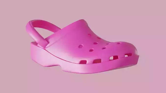3D crocs model