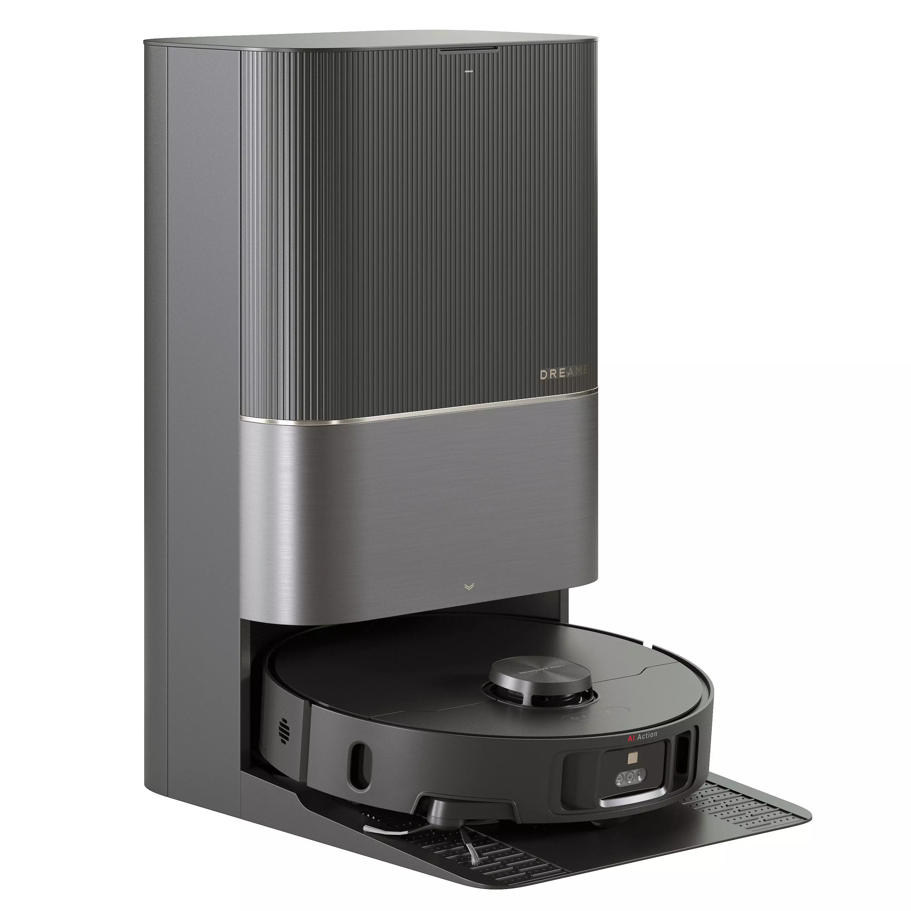 Dreame X40 Ultra Robot Vacuum Cleaner Black 3D model_0