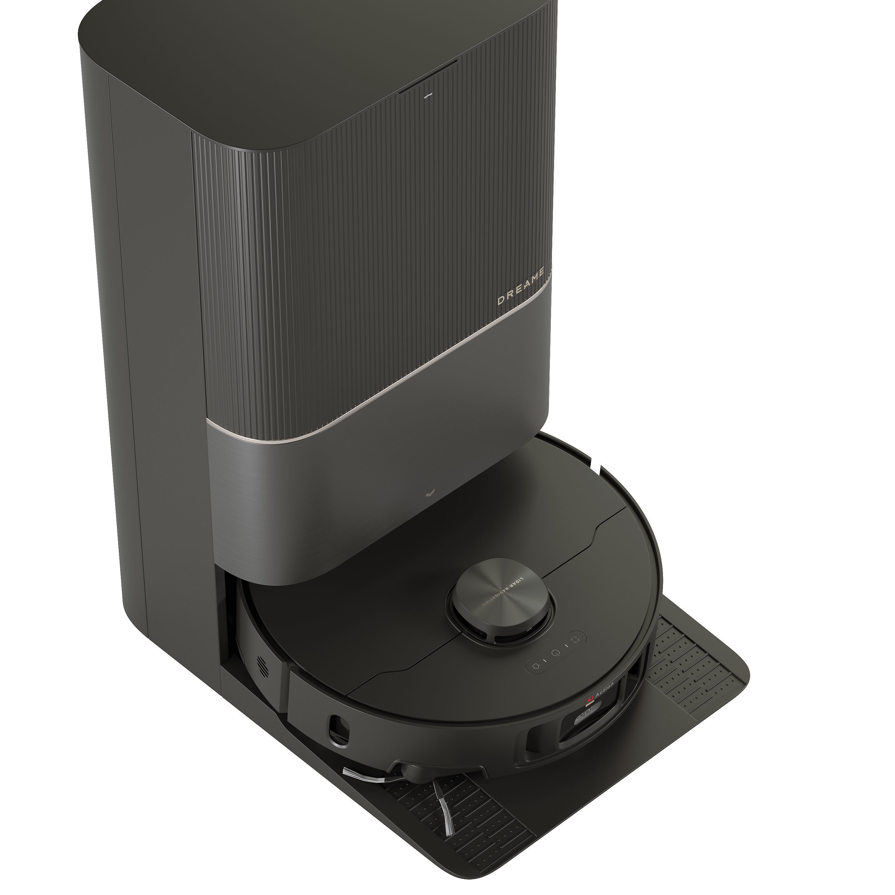 Dreame X40 Ultra Robot Vacuum Cleaner Black 3D model_1