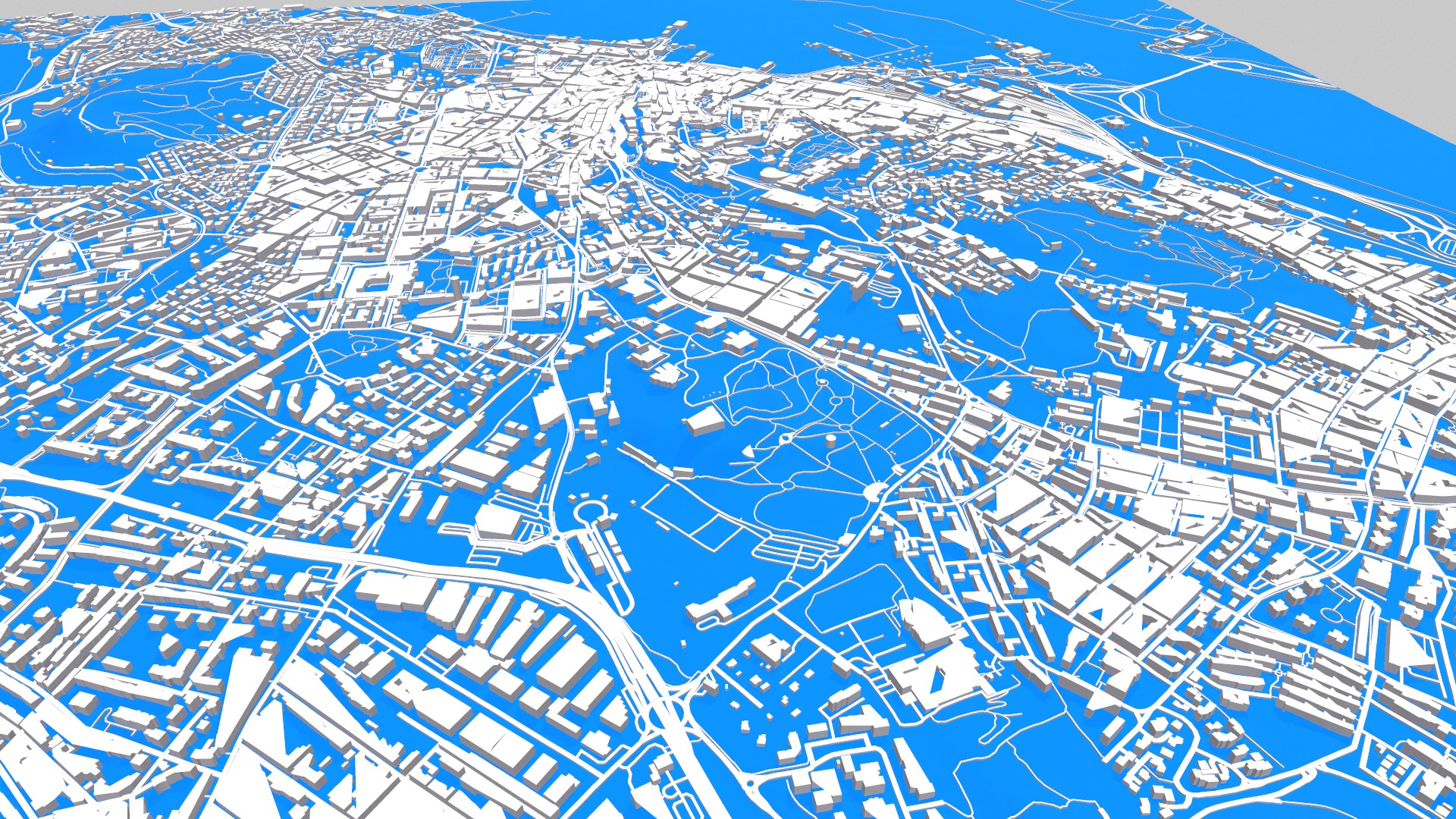 Cityscape Cagliari Italian island of Sardinia 3D model_8