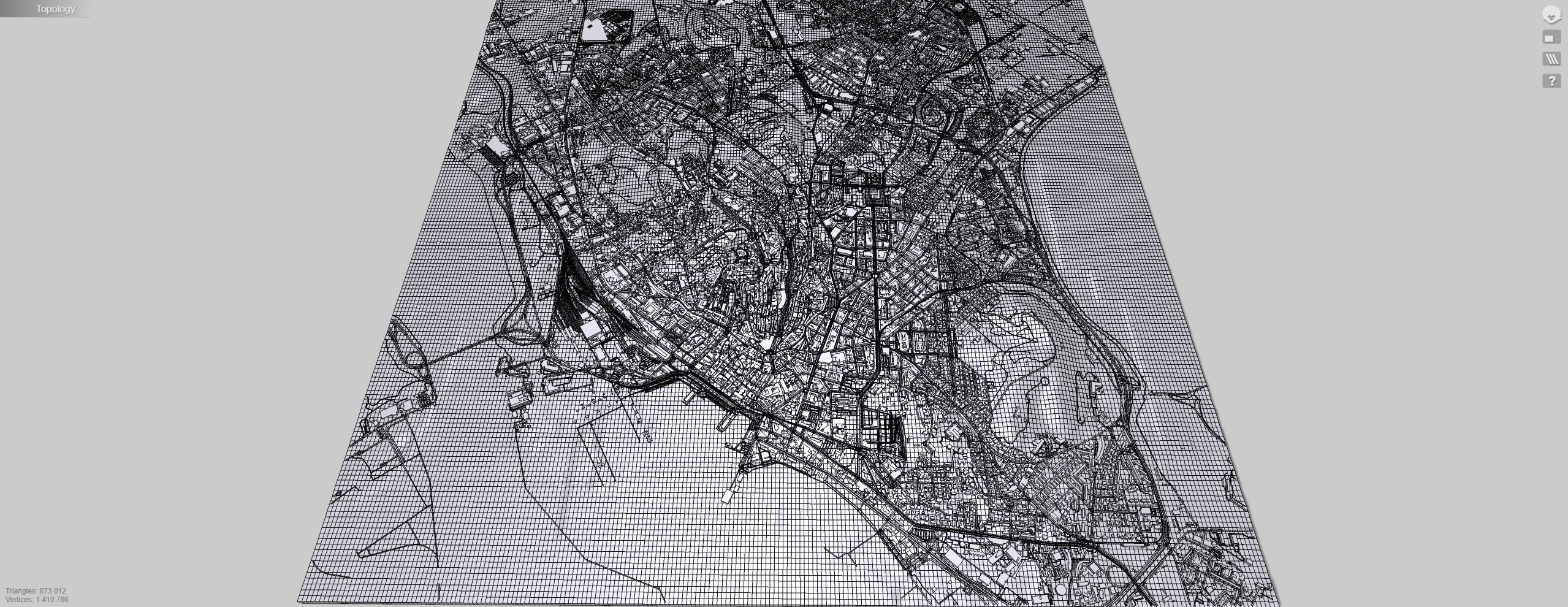 Cityscape Cagliari Italian island of Sardinia 3D model_17