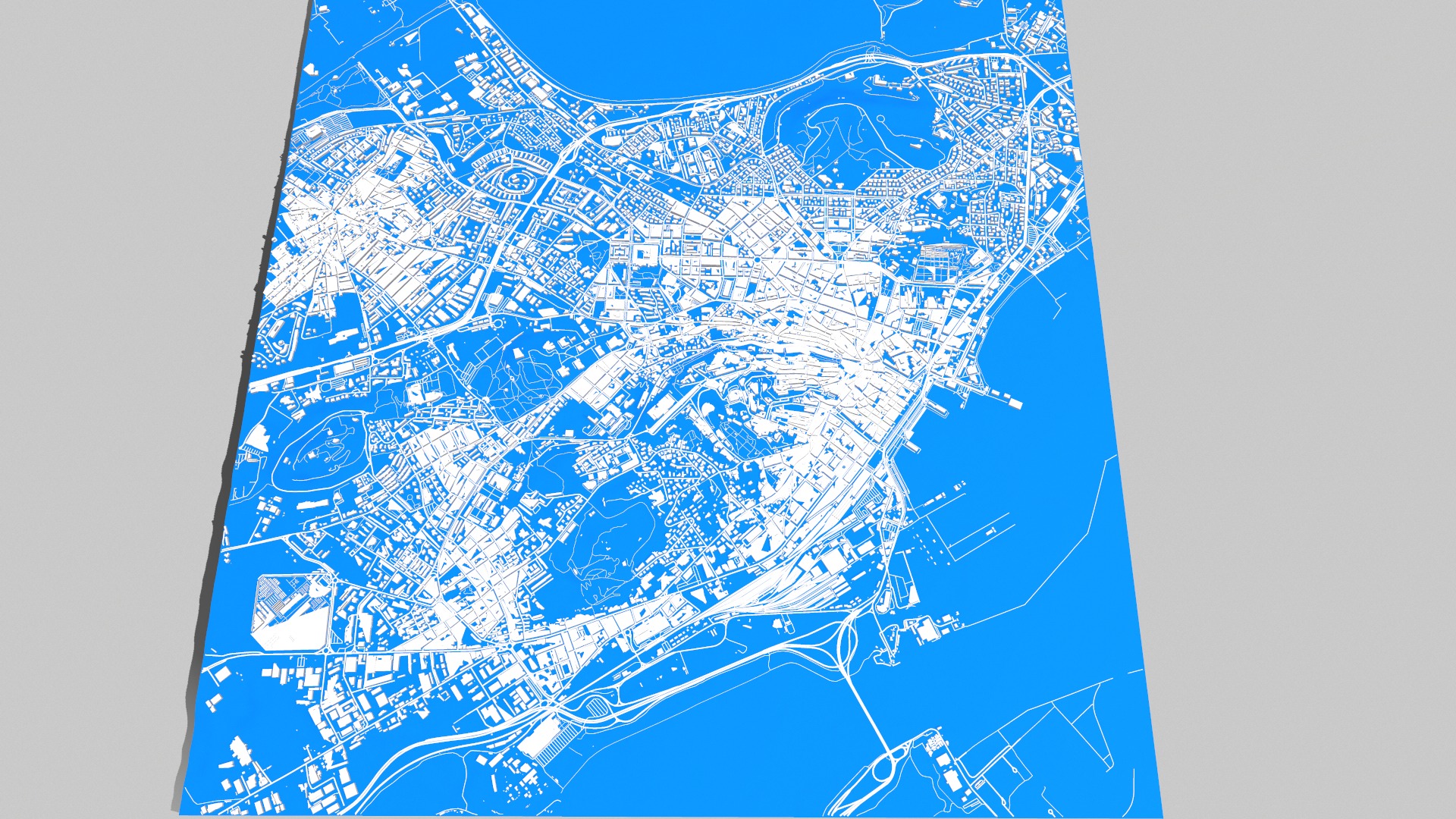 Cityscape Cagliari Italian island of Sardinia 3D model_3