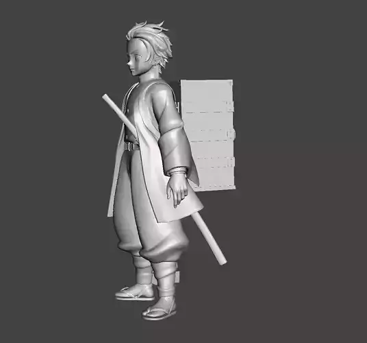 Tanjiro Kamado 3D Model 3D print model