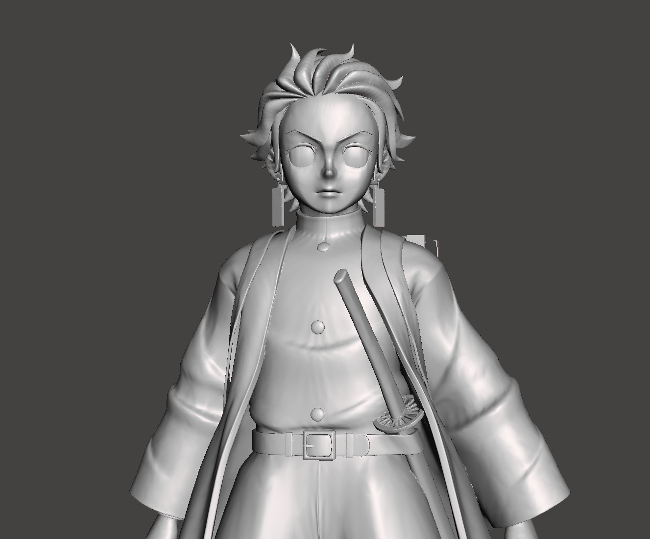 Tanjiro Kamado 3D Model 3D print model_2