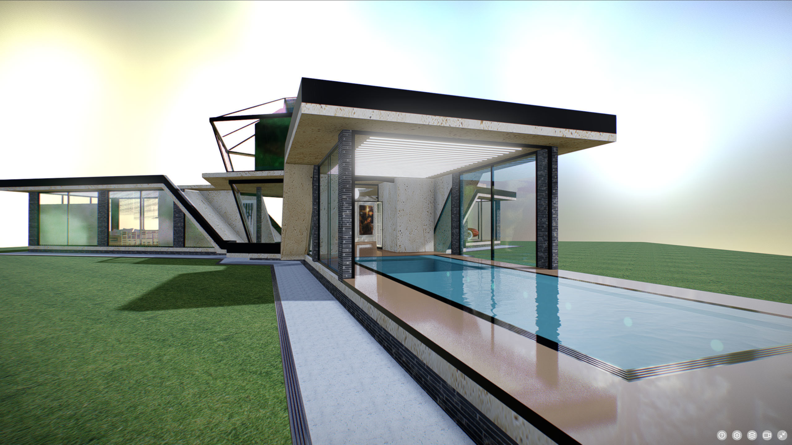 P0008 Archicad 3d Model Diamond Residence Concept 3D model_4