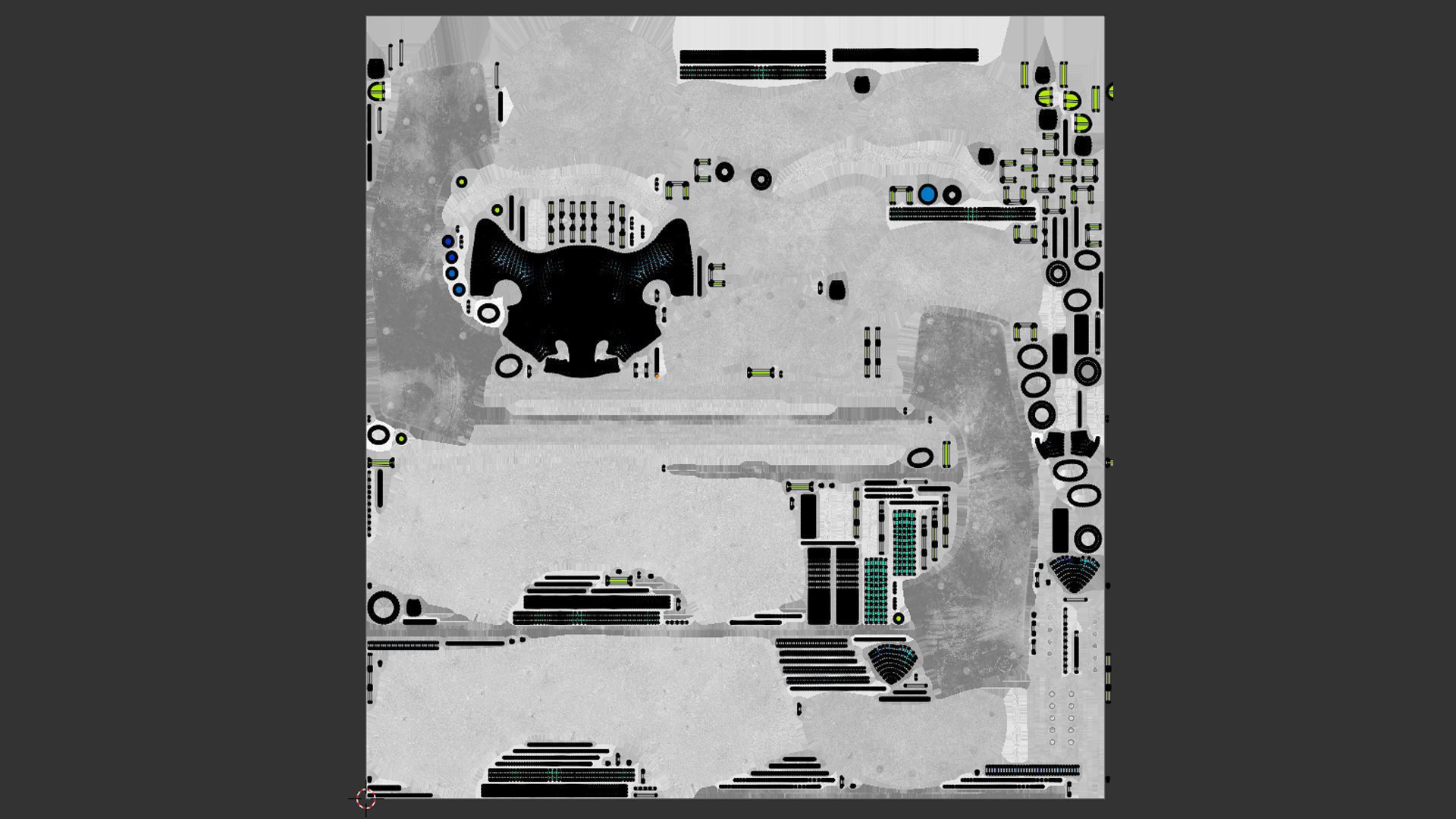 Cyber Mask 01 Low-poly 3D model_9