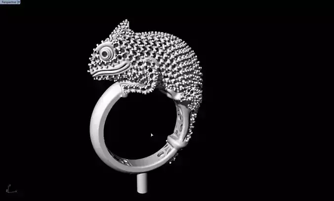 Jewel sun worshiper ring