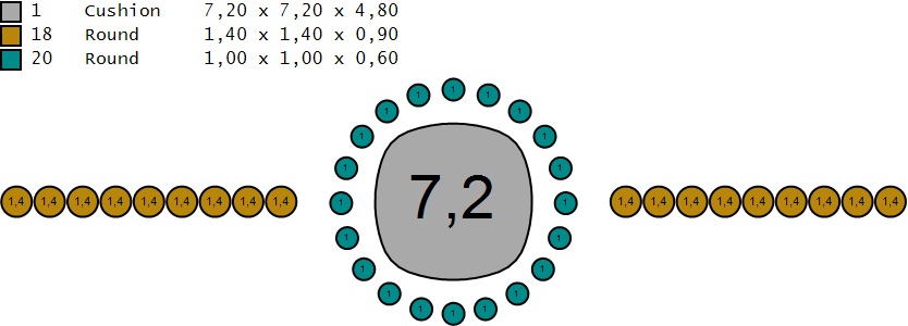 Cushion Cut Hidden Halo Engagement Ring 3D print model_5