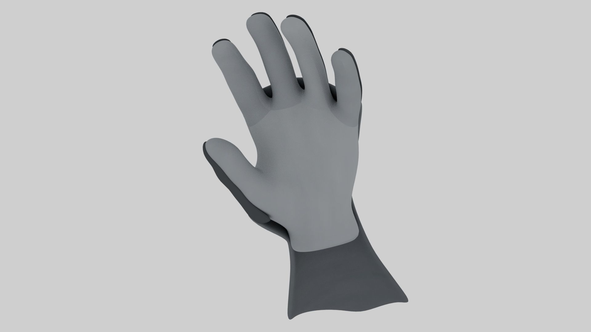 Armored Glove Gauntlet 3D Model Low-poly 3D model_3