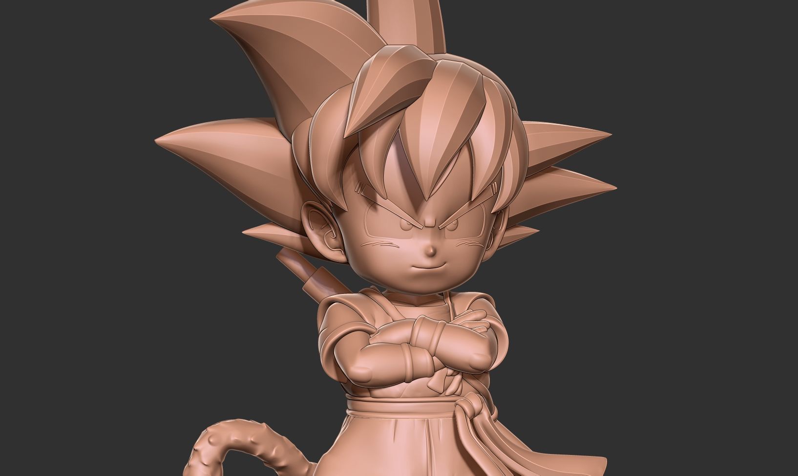 Kid Son Goku - Dragon Ball Fanart 3D print model_8