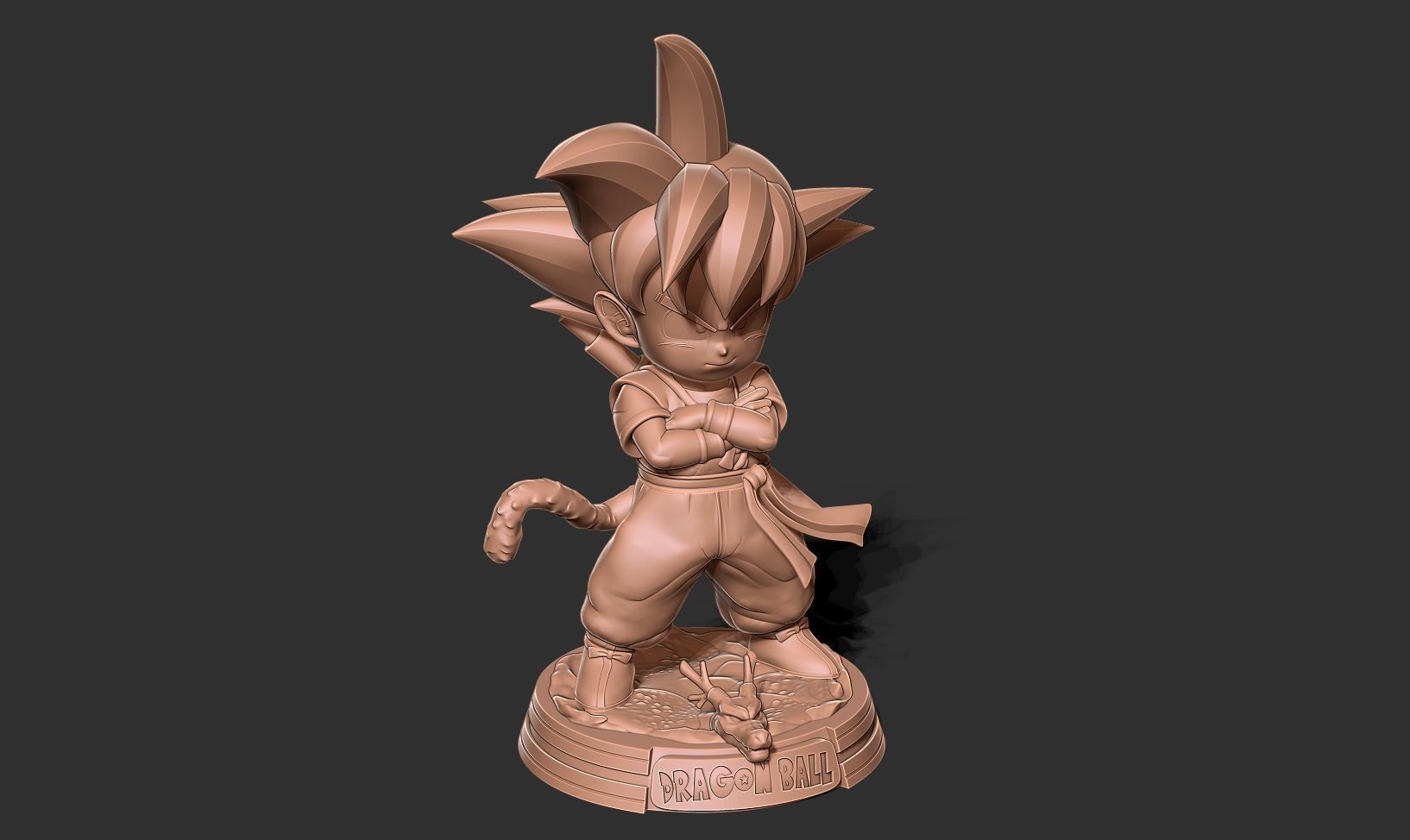 Kid Son Goku - Dragon Ball Fanart 3D print model_19