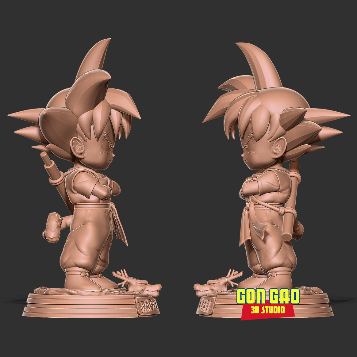 Kid Son Goku - Dragon Ball Fanart 3D print model_6