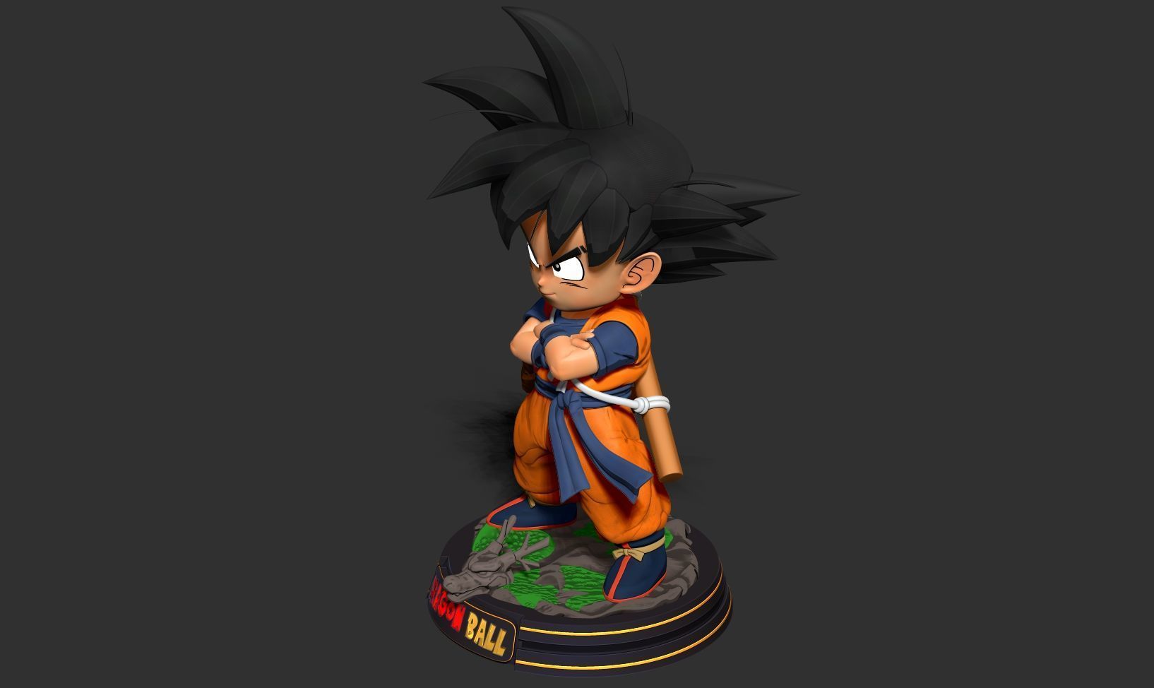 Kid Son Goku - Dragon Ball Fanart 3D print model_18