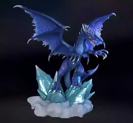 Heroes 3 Azure Dragon 3D print model